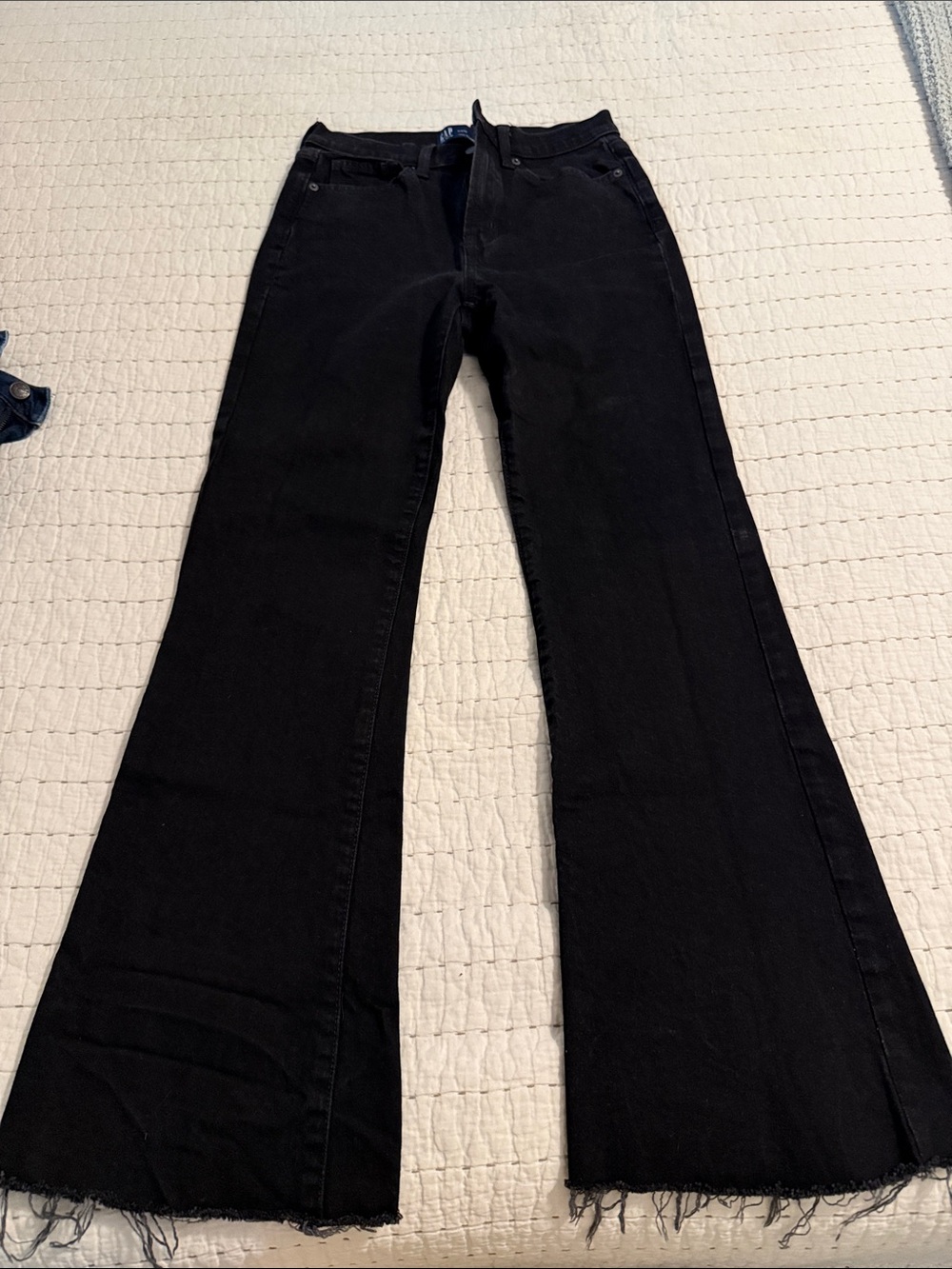 Women’s GAP Black Flared Jeans - Classic High-Rise 70s Flare